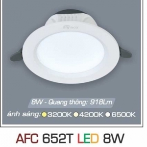 Đèn led âm trần Anfaco AFC 652T - 8W