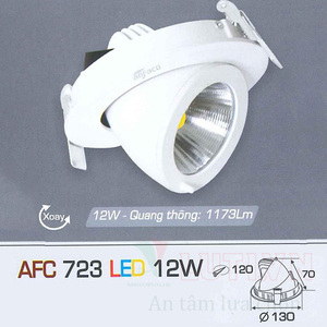 Đèn led âm trần Anfaco AFC 723 - 12W