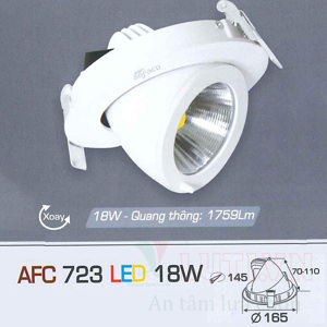 Đèn led âm trần Anfaco AFC 723 - 18W