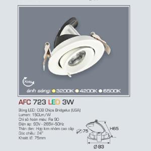 Đèn led âm trần Anfaco AFC 723 - 9W