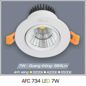 Đèn led âm trần Anfaco AFC 734 - 7W