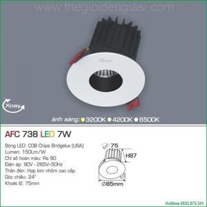 Đèn led âm trần Anfaco AFC 738 - 9W