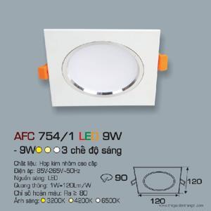 Đèn led âm trần Anfaco AFC 754/1 - 9W