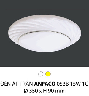 Đèn led âm trần Anfaco AFC-053B - 15W, 1CĐ