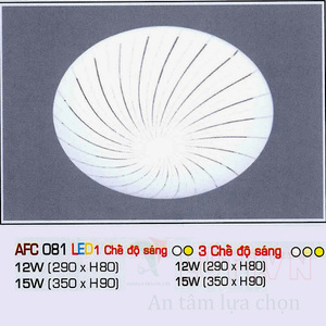 Đèn led âm trần Anfaco AFC 081 - 22W-T6