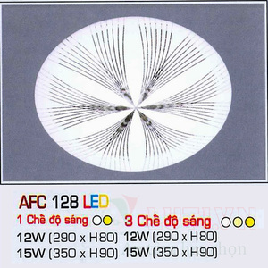 Đèn led âm trần Anfaco AFC-128 - 12W, 3CĐ