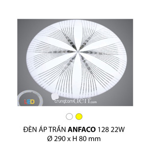 Đèn led âm trần Anfaco AFC-128 - 22W