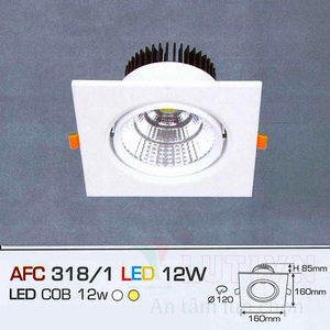 Đèn led âm trần Anfaco AFC 318/1 - 12W