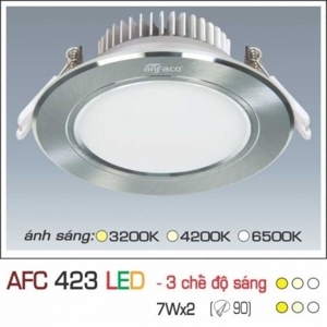 Đèn led âm trần Anfaco AFC-423- 7W, 1CĐ