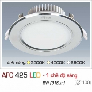 Đèn led âm trần Anfaco AFC 425 - 9W, 1CĐ