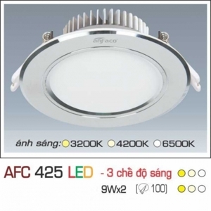 Đèn led âm trần Anfaco AFC 425 - 9W, 1CĐ
