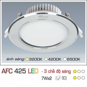 Đèn led âm trần Anfaco AFC 425 - 7W, 1CĐ