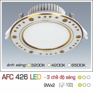 Đèn led âm trần Anfaco AFC-426 - 9W, 1CĐ