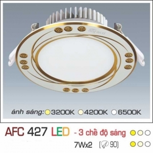 Đèn led âm trần Anfaco AFC 427 - 7W, 1CĐ