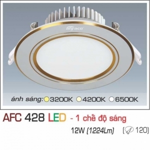 Đèn led âm trần Anfaco AFC 428 - 12W, 1CĐ