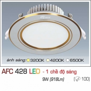 Đèn led âm trần Anfaco AFC 428 - 9W, 1CĐ