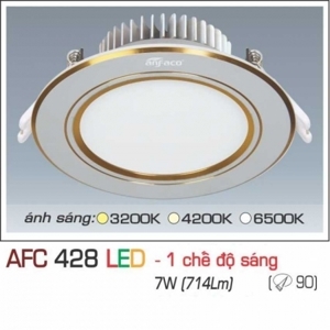 Đèn led âm trần Anfaco AFC 428 - 7W, 1CĐ