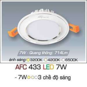 Đèn led âm trần Anfaco AFC-433 - 7W, 3CĐ