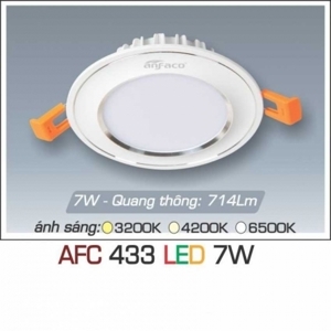 Đèn led âm trần Anfaco AFC-433 - 7W, 1CĐ