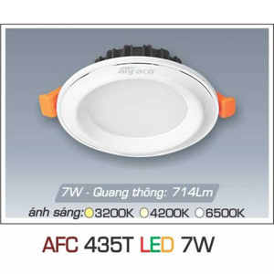 Đèn led âm trần Anfaco AFC-435T - 7W, 1CĐ