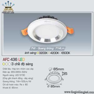 Đèn led âm trần Anfaco AFC-436 - 7W 1C