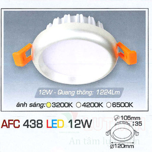 Đèn led âm trần Anfaco AFC-438-12W