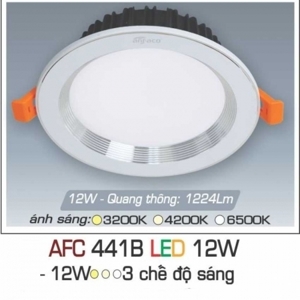 Đèn led âm trần Anfaco AFC-441B - 12W, 1CĐ