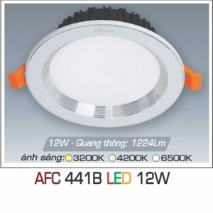 Đèn led âm trần Anfaco AFC-441B - 12W, 1CĐ