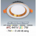 Đèn led âm trần Anfaco AFC-441V - 7W, 3CĐ