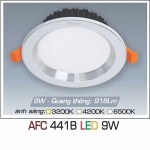 Đèn led âm trần Anfaco AFC-441B - 9W, 1CĐ