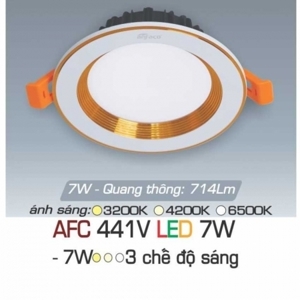 Đèn led âm trần Anfaco AFC-441V - 7W, 1CĐ