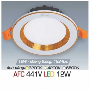 Đèn led âm trần Anfaco AFC-441V - 12W, 1CĐ