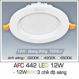 Đèn led âm trần Anfaco AFC-442 - 12W, 1CĐ