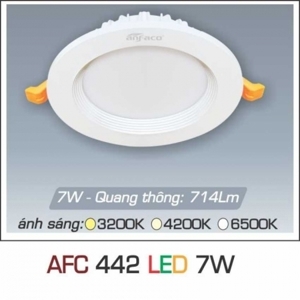 Đèn led âm trần Anfaco AFC-442 - 7W, 1CĐ