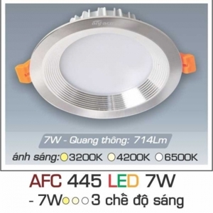 Đèn led âm trần Anfaco AFC-445 - 7W, 1CĐ