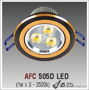 Đèn led âm trần Anfaco AFC-505D-3W