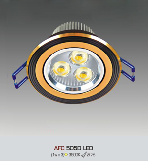 Đèn led âm trần Anfaco AFC-505D-3W