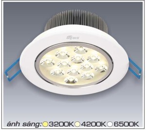 Đèn led âm trần Anfaco AFC-512B - 12W