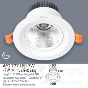 Đèn led âm trần Anfaco AFC-523 - 7W