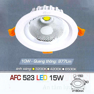 Đèn led âm trần Anfaco AFC-523 - 15W