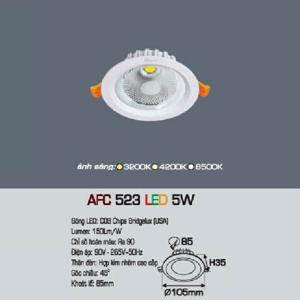 Đèn led âm trần Anfaco AFC-523 - 5W