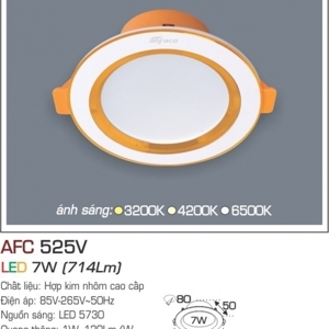 Đèn led âm trần Anfaco AFC-525V