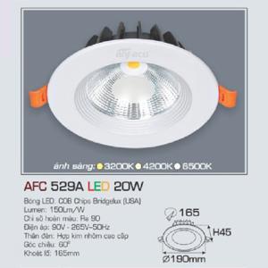 Đèn led âm trần Anfaco AFC-529A - 20W
