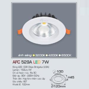 Đèn led âm trần Anfaco AFC-529A - 7W