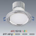 Đèn led âm trần Anfaco AFC 531B - 9Wx2 3C