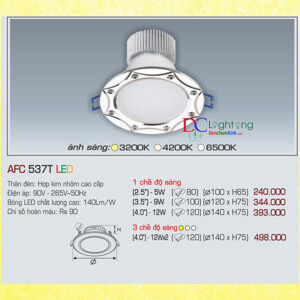 Đèn led âm trần Anfaco AFC-535T-5W