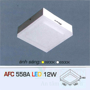 Đèn led âm trần Anfaco AFC-558A - 12W