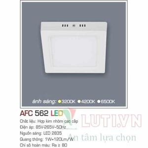 Đèn led âm trần Anfaco AFC 562 - 12W