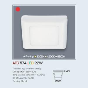 Đèn led âm trần Anfaco AFC-574 - 22W