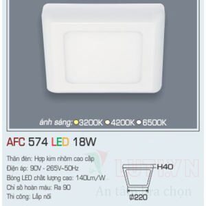 Đèn led âm trần Anfaco AFC-574 - 18W